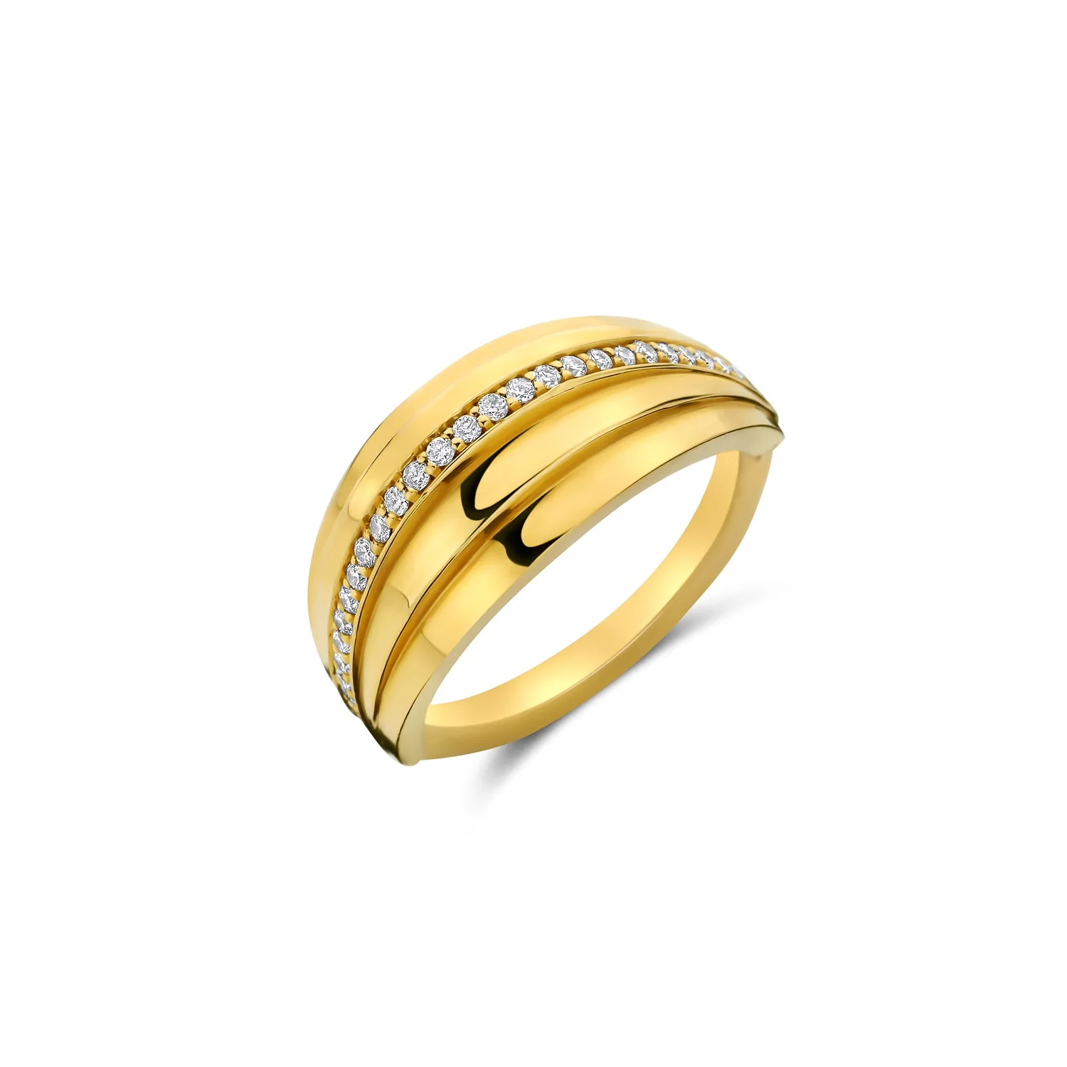 Jules Ring with Diamonds
